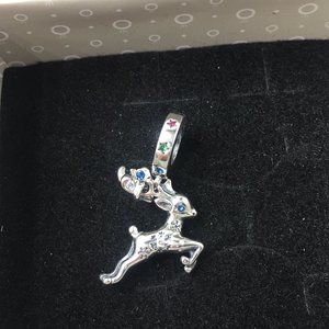 Pandora Magical Christmas Reindeer Dangle Charm